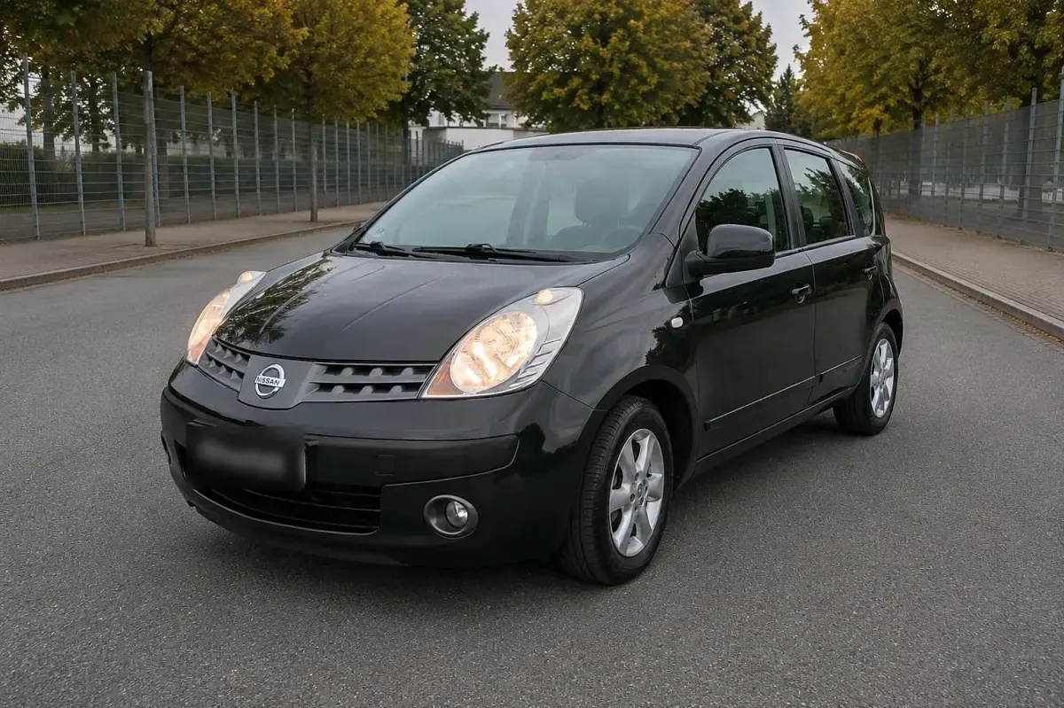 Gebraucht Nissan Note Acenta 88 PS (64 kW) 2007 Schwarz Kleinwagen