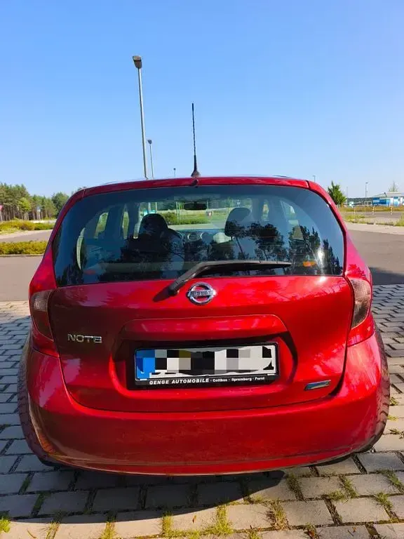Gebraucht Nissan Note 80 PS (58 kW) 2014 Rot Kleinwagen