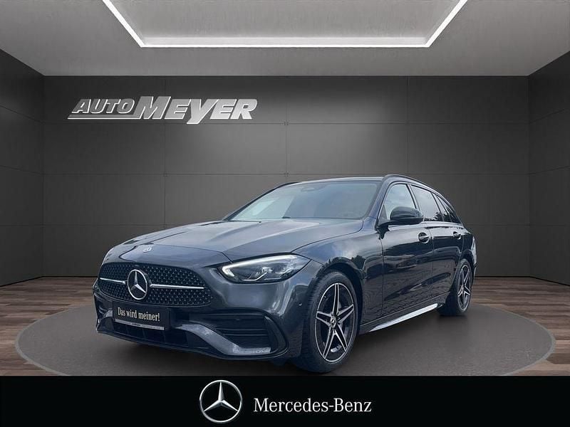 Grau Gebraucht 2024 Mercedes C200 AMG Limousine | 39.888 € (Fairer Preis) - Bild 1/4