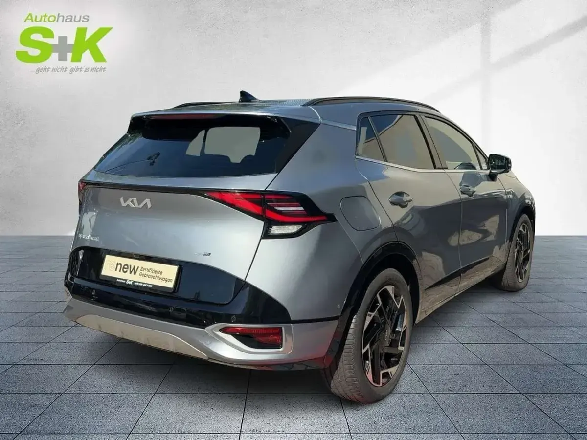 Gebraucht Kia Sportage GT-Line 179 PS (131 kW) 2022 Lunarsilber metallic SUV