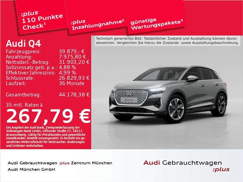 Taifungrau metallic Gebraucht 2022 Audi e-tron S-Line SUV | 39.879 € (Fairer Preis) - Bild 1/2