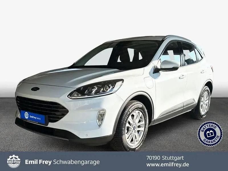 Frozen white Gebraucht 2022 Ford Kuga Titanium SUV | 26.950 € (Fairer Preis) - Bild 1/4