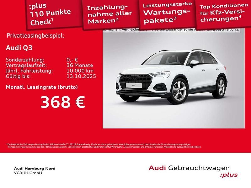 2y gletscherweiß metallic Gebraucht 2025 Audi Q3 S-Line SUV | 46.280 € (Fairer Preis) - Bild 1/1