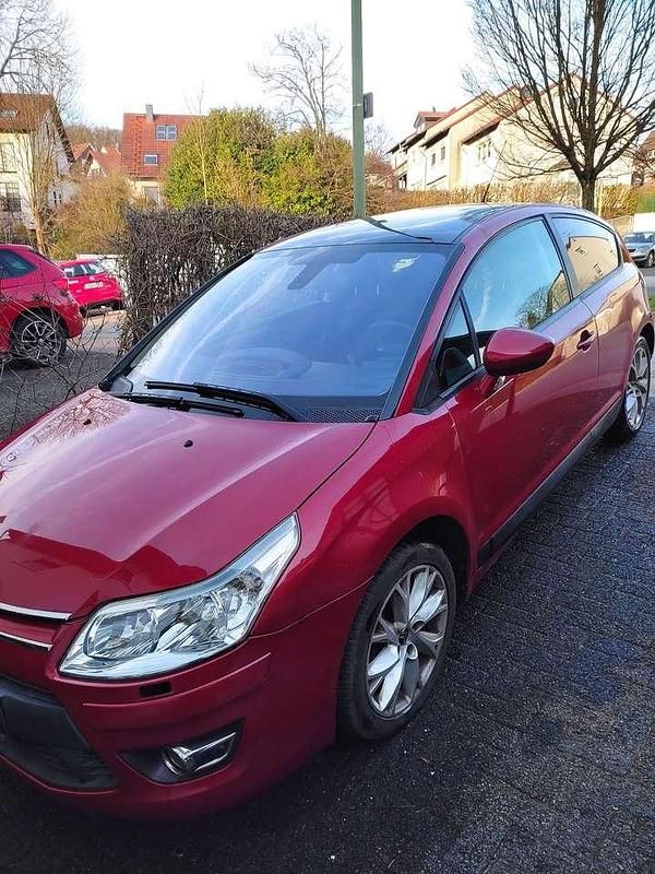 Rot Gebraucht 2009 Citroën C4 Coupé | 1.380 € (Fairer Preis) - Bild 1/4