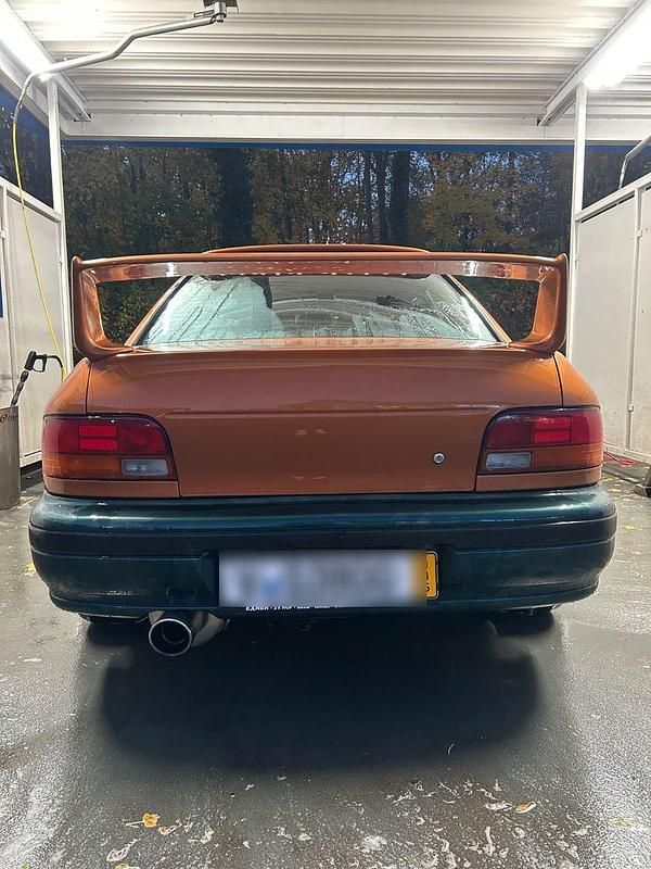 Gebraucht Subaru Impreza GT 125 PS (91 kW) 1996 Orange Limousine