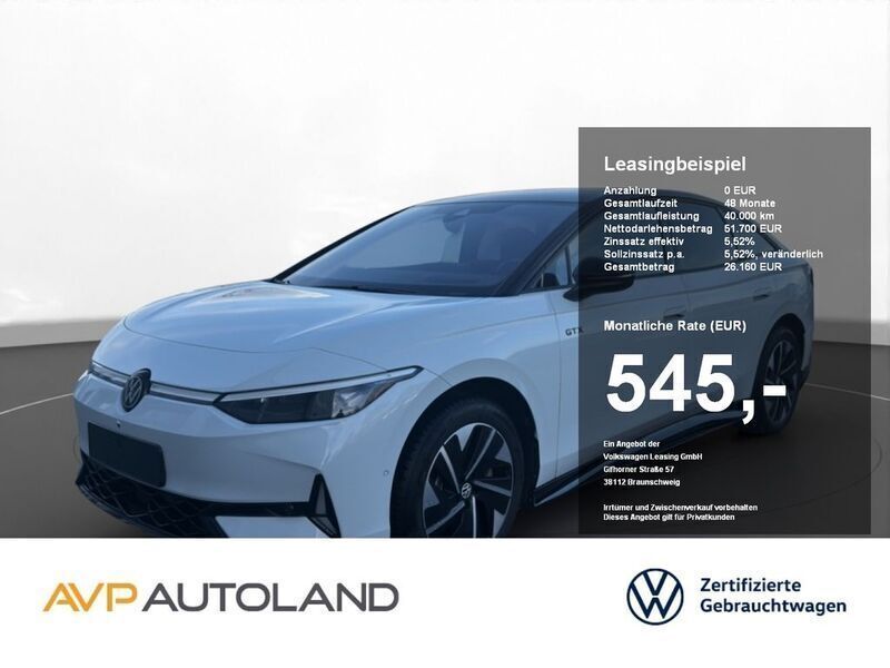 Weiß Gebraucht 2024 VW ID.7 GTX Limousine | 51.700 € - Bild 1/4