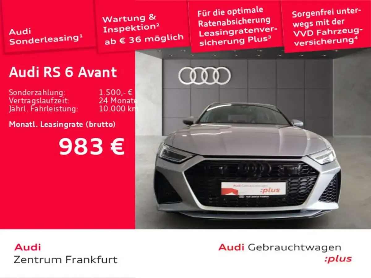 Gebraucht Audi RS6 Sport 600 PS (441 kW) 2022 Florettsilber metallic Kombi