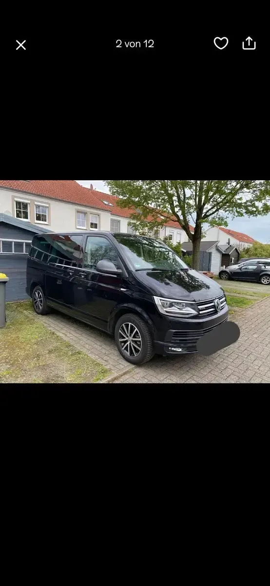 Gebraucht VW Multivan 150 PS (110 kW) 2017 Schwarz Van / Kleinbus