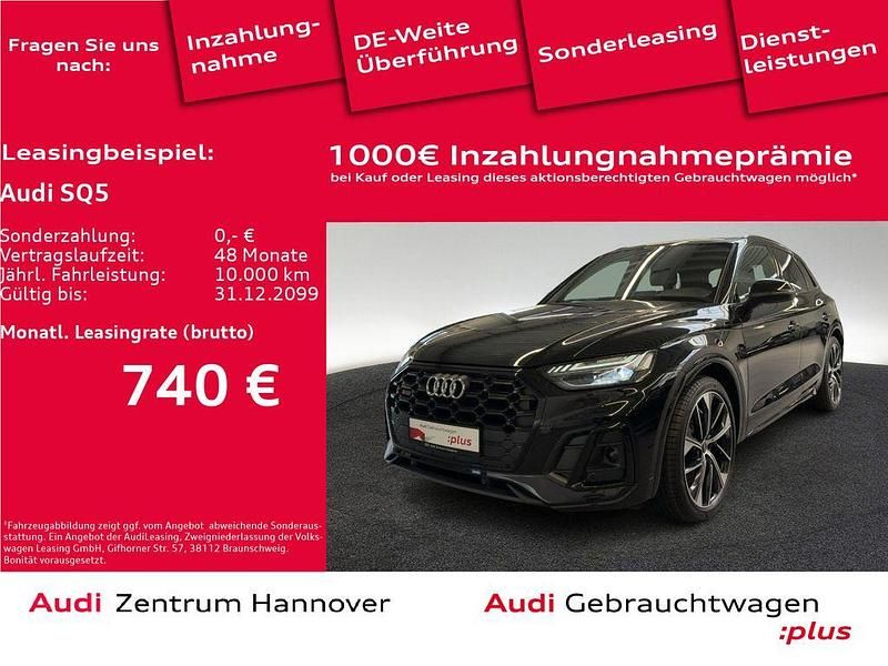 0e mythosschwarz metallic (metallic) Gebraucht 2023 Audi SQ5 Ambiente SUV | 53.850 € (Guter Preis) - Bild 1/4