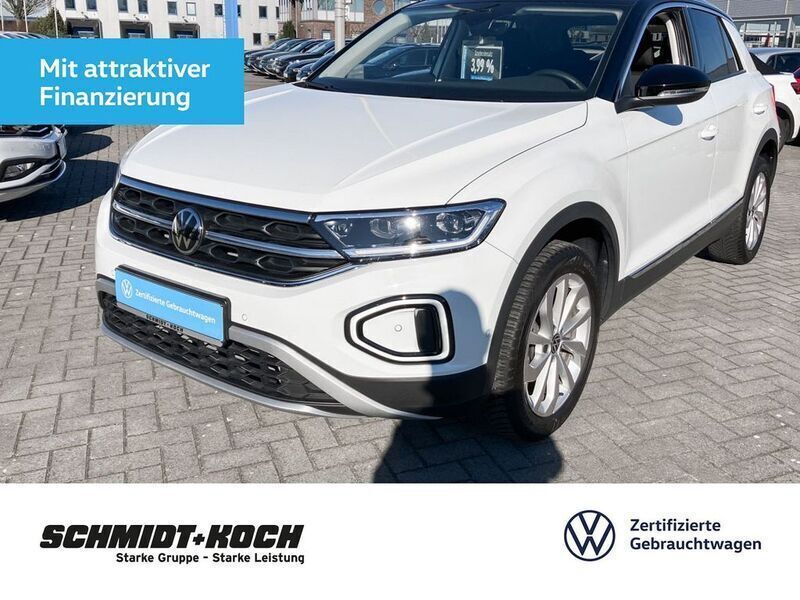 Pure white Gebraucht 2024 VW T-Roc Style SUV | 29.570 € (Fairer Preis) - Bild 1/4