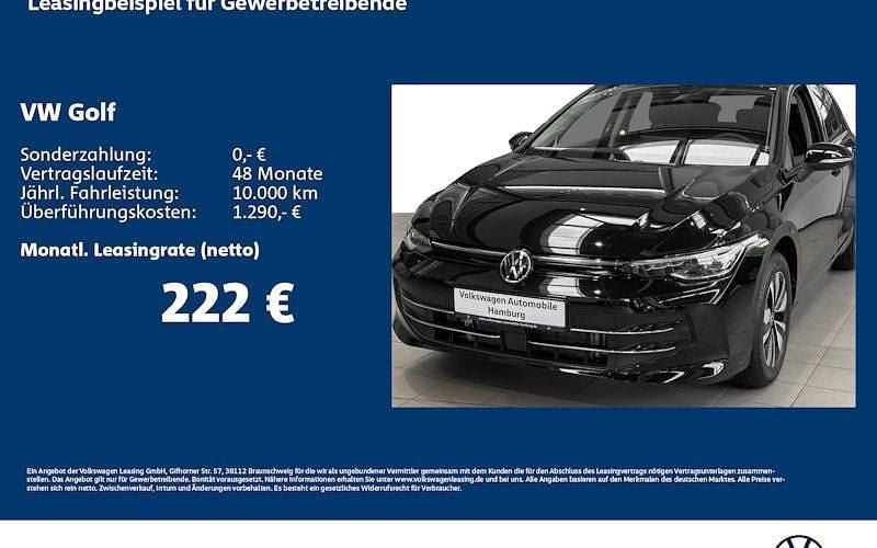 Schwarz Neu 2025 VW Golf VIII Life Limousine | 33.279 € (Fairer Preis) - Bild 1/4