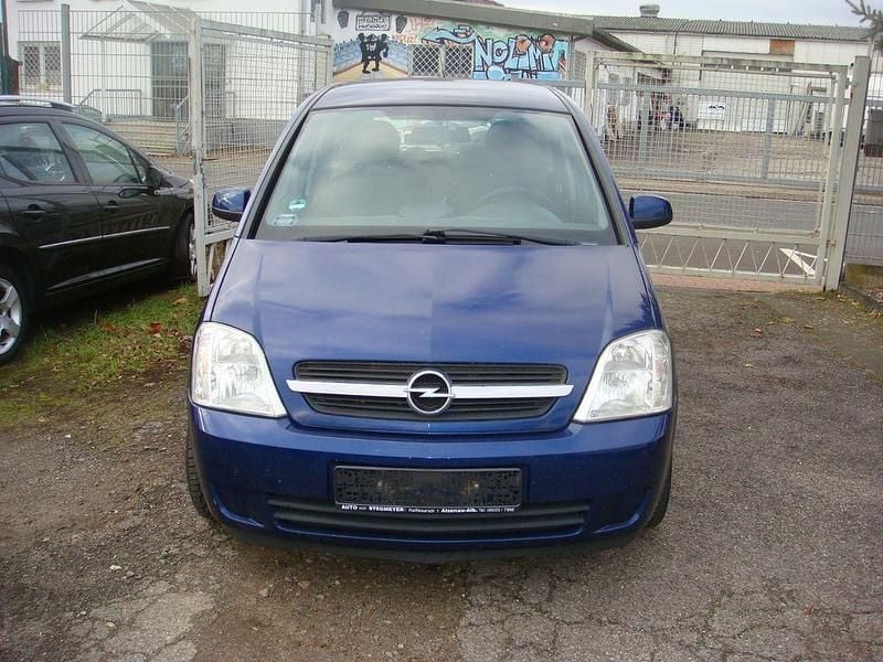 Blau Gebraucht 2004 Opel Meriva Enjoy Van / Kleinbus | 550 € (Superpreis) - Bild 1/4