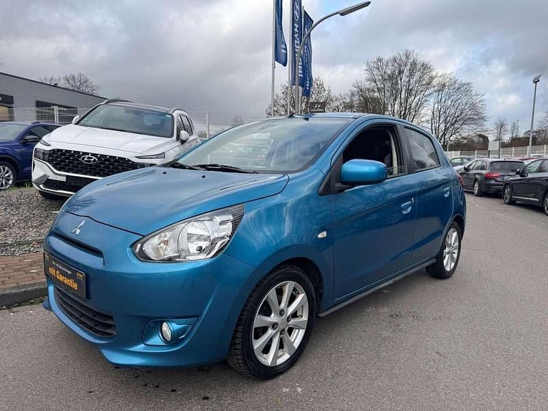 Blau Gebraucht 2013 Mitsubishi Space Star Kleinwagen | 5.990 € (Fairer Preis) - Bild 1/4