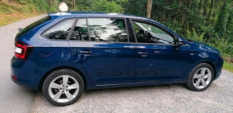 Gebraucht Skoda Rapid Style 95 PS (69 kW) 2018 Schwarz Kleinwagen