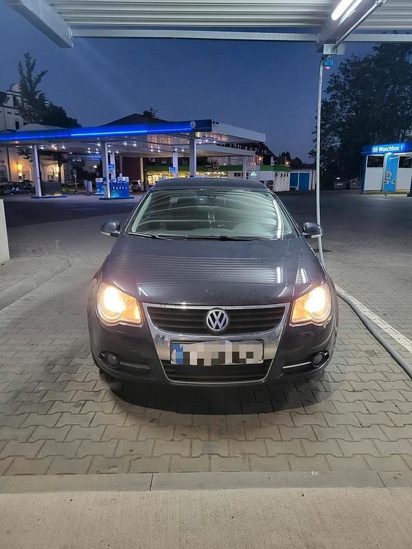 Blau Gebraucht 2006 VW Eos Cabrio | 2.545 € (Guter Preis) - Bild 1/4