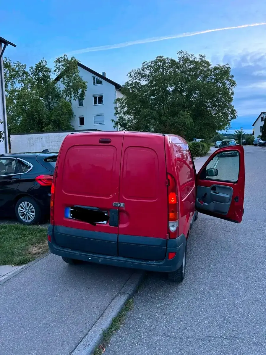 Gebraucht Renault Kangoo 61 PS (44 kW) 2007 Rot Van / Kleinbus