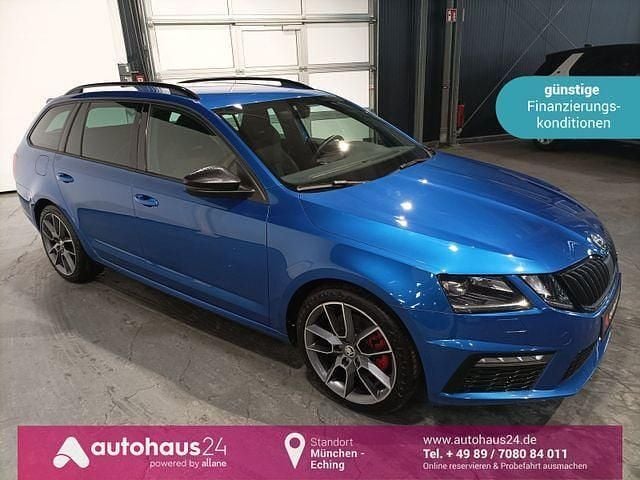 Blau Gebraucht 2020 Skoda Octavia RS Kombi | 21.970 € (Superpreis) - Bild 1/4