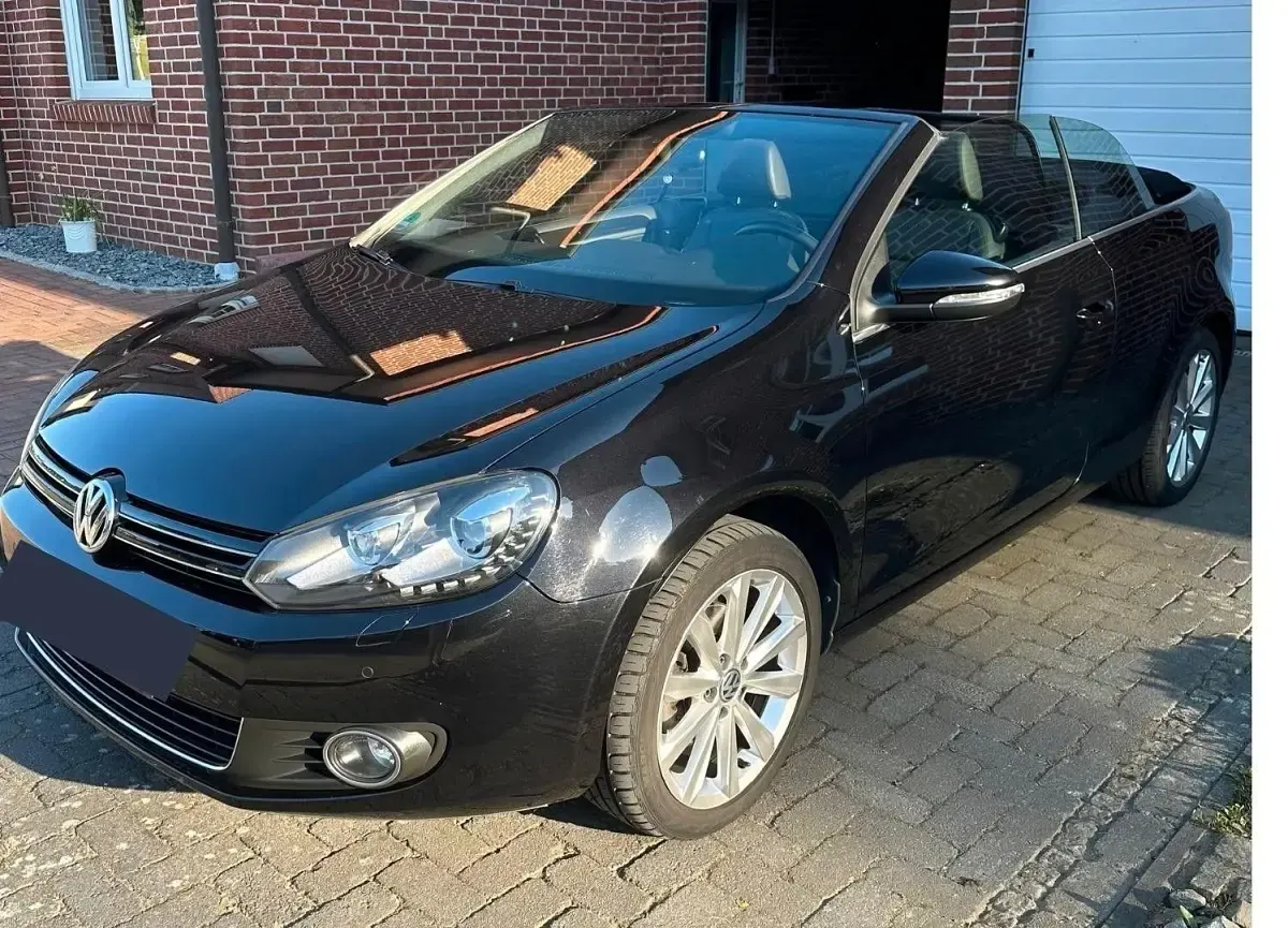 Gebraucht VW Golf Cabriolet 122 PS (89 kW) 2012 Schwarz Cabrio