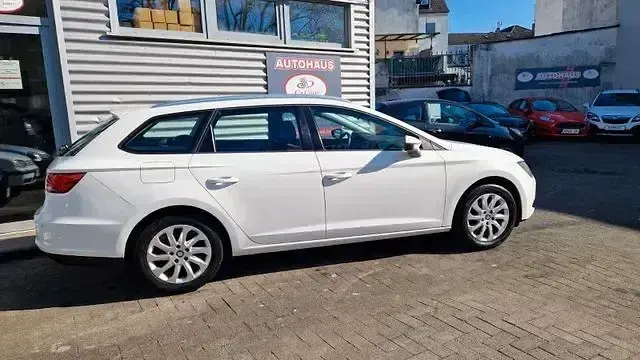 Gebraucht Seat Leon ST Style 112 PS (82 kW) 2015 Weiß Kombi