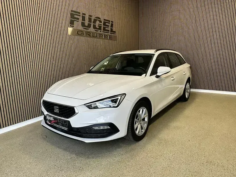 Brugt Seat Leon ST Style 150 HK (110 kW) 2021 Hvid Stationcar