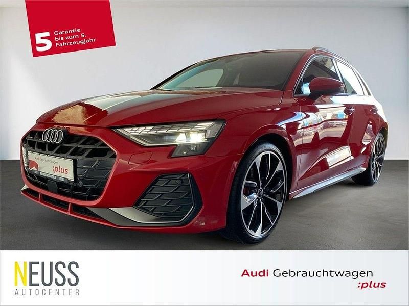 Progressivrot metallic Gebraucht 2025 Audi A3 S-Line Limousine | 39.450 € (Teuer) - Bild 1/4