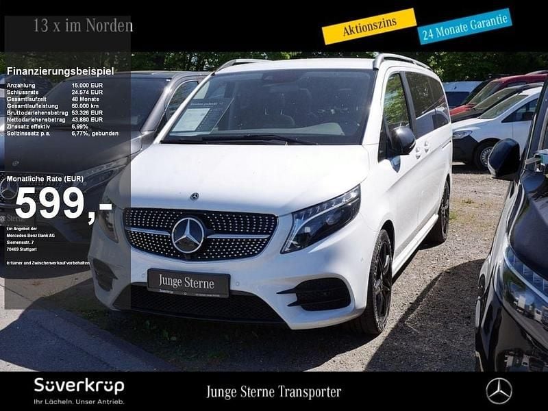 Gebraucht Mercedes V220 AMG 163 PS (119 kW) 2023 Weiß Van / Kleinbus