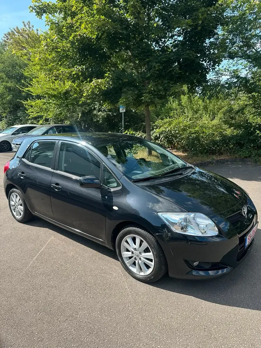 Gebraucht Toyota Auris 123 PS (90 kW) 2008 Schwarz Kleinwagen