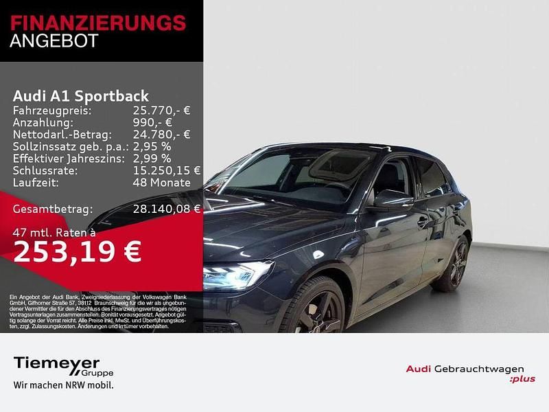 Grau Gebraucht 2025 Audi A1 Sportback Advanced Kleinwagen | 25.770 € (Fairer Preis) - Bild 1/4