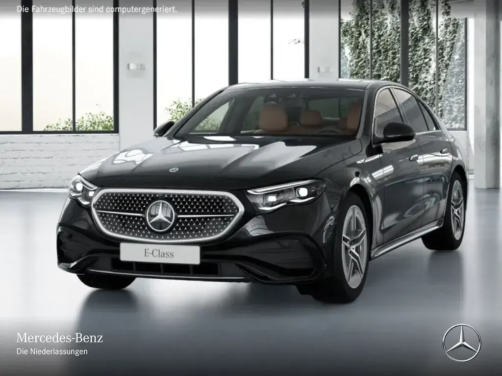 Second-hand Mercedes E200 AMG line 204 CP (150 kW) 2025 Negru Berlinǎ