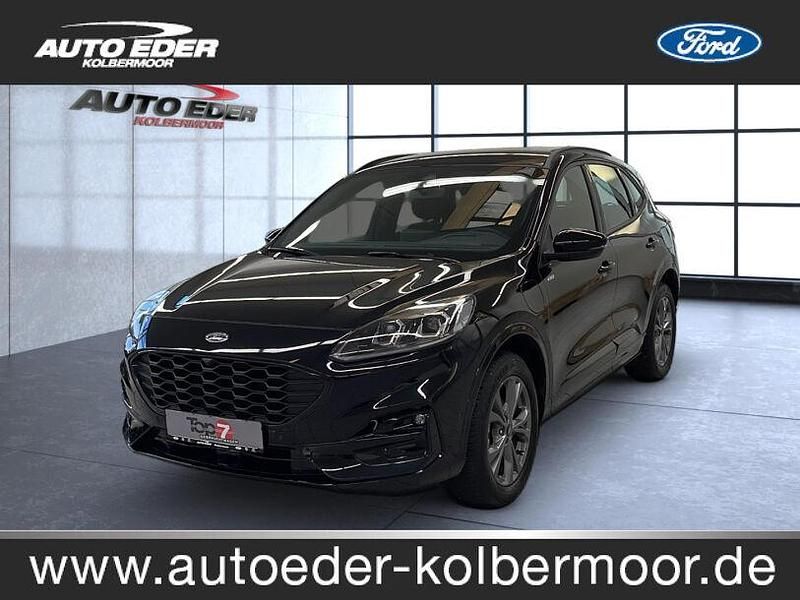 Obsidianschwarz (schwarz) Gebraucht 2023 Ford Kuga ST-Line SUV | 29.400 € (Fairer Preis) - Bild 1/4