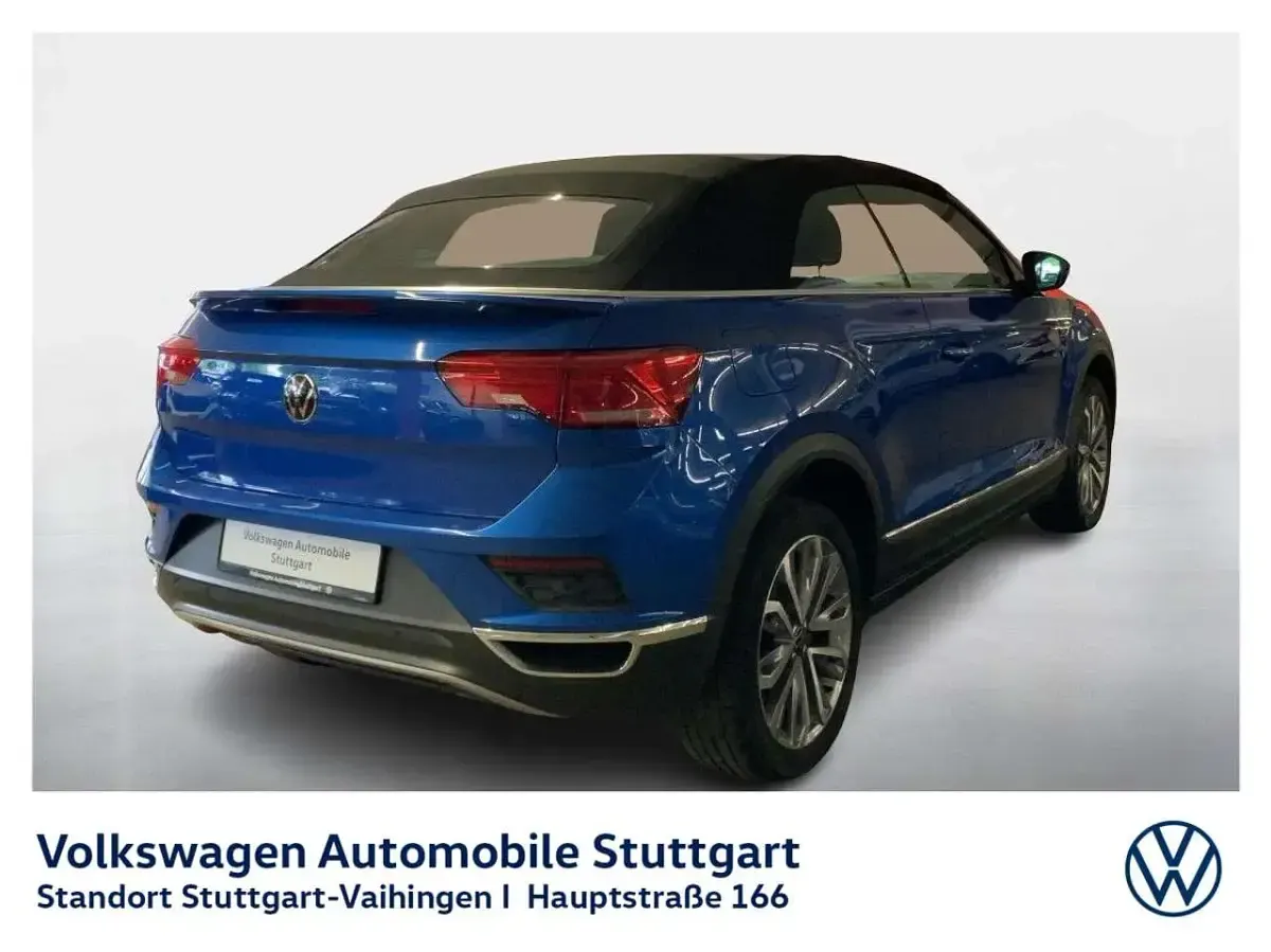 Gebraucht VW T-Roc Active 150 PS (110 kW) 2021 Ravennablau metallic/schwarz SUV