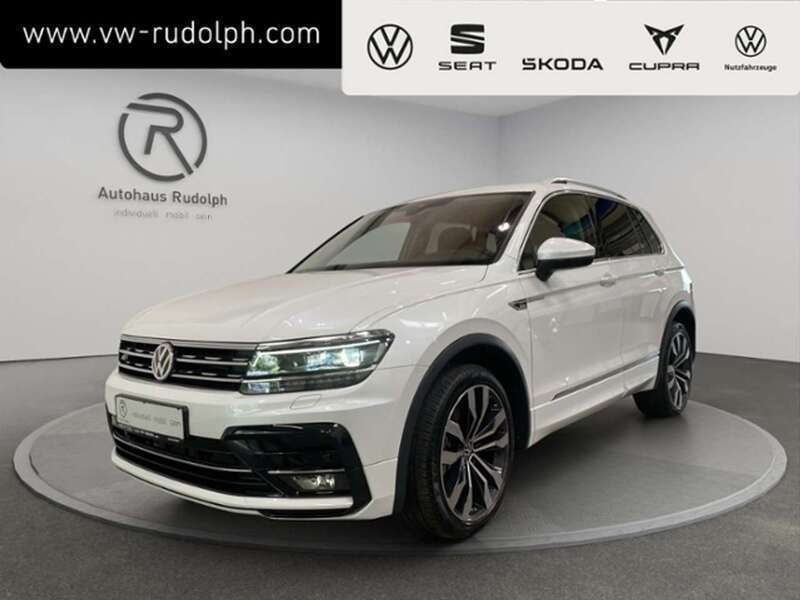 Oryxweiß perlmutteffekt Gebraucht 2020 VW Tiguan Highline SUV | 32.940 € (Etwas zu teuer) - Bild 1/4