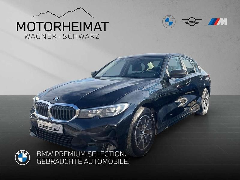 Schwarz uni Gebraucht 2020 BMW 318 Advantage Limousine | 21.460 € (Fairer Preis) - Bild 1/3