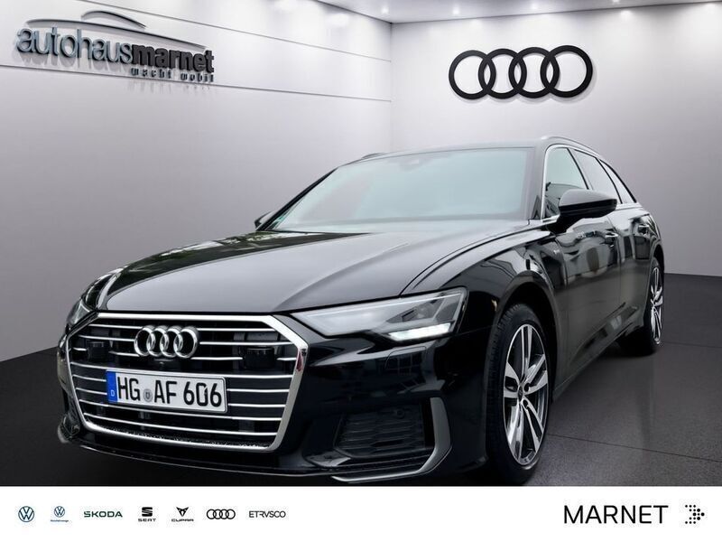 Mythosschwarz metallic Gebraucht 2023 Audi A6 Sport Kombi | 48.990 € (Teuer) - Bild 1/4