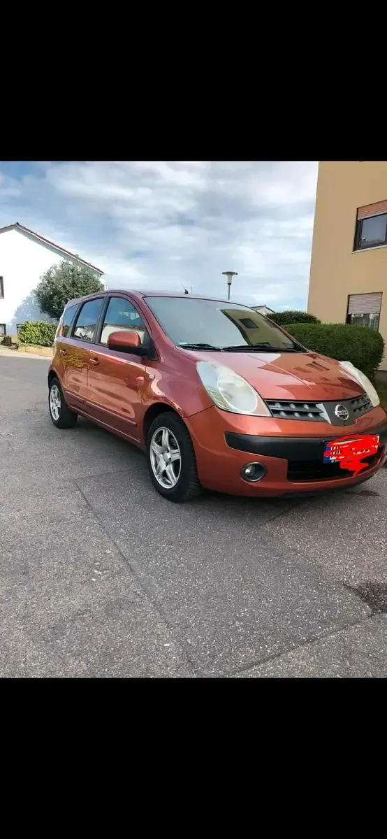 Gebraucht Nissan Note 86 PS (63 kW) 2007 Orange Kleinwagen
