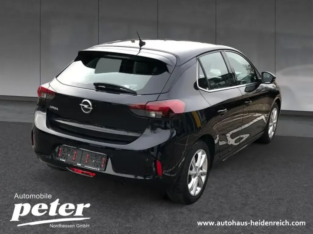 Gebraucht Opel Corsa Elegance 101 PS (74 kW) 2023 Diamant schwarz/karbon schwarz (metallic) Kleinwagen