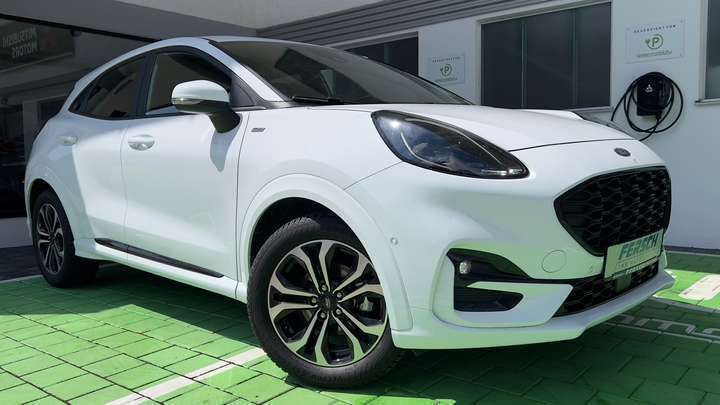 Weiß Gebraucht 2023 Ford Puma ST-Line SUV | 22.950 € (Etwas zu teuer) - Bild 1/4