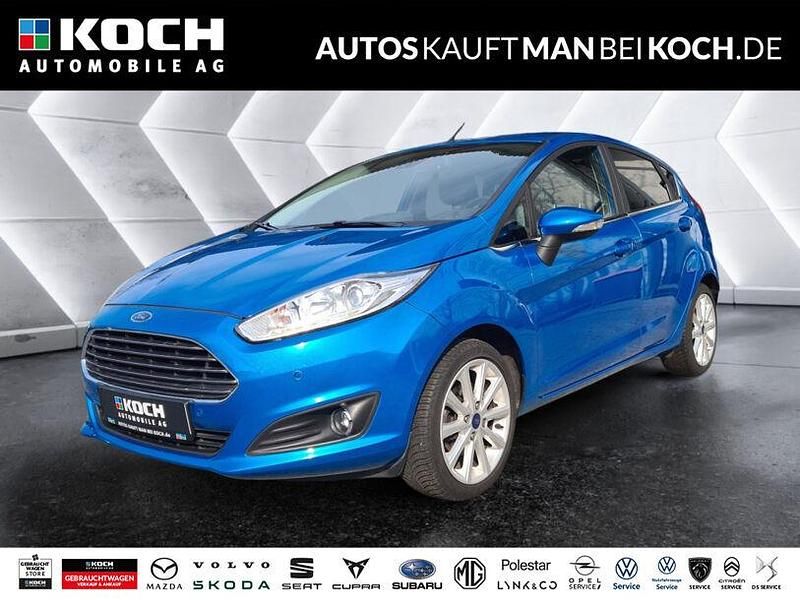Gebraucht Ford Fiesta Titanium 101 PS (74 kW) 2016 Blau Kleinwagen