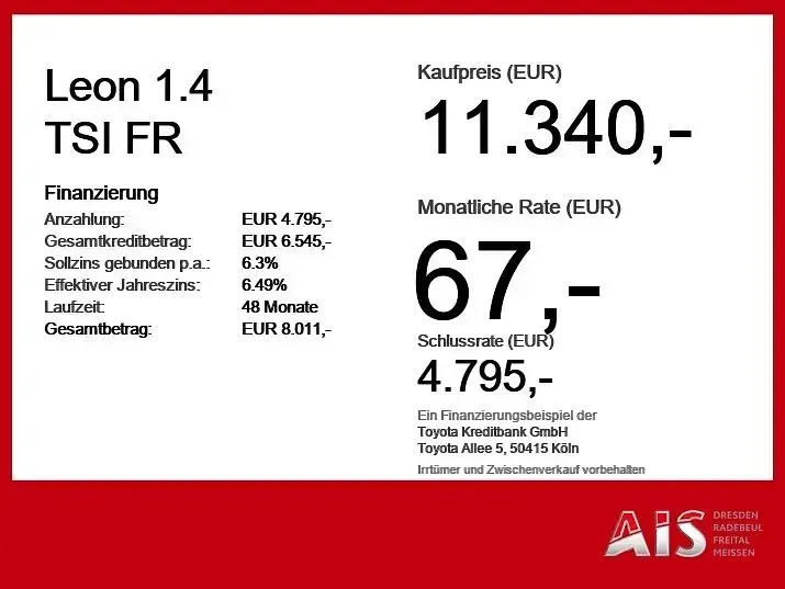 Gebraucht Seat Leon FR 122 PS (89 kW) 2013 Alor blau Limousine