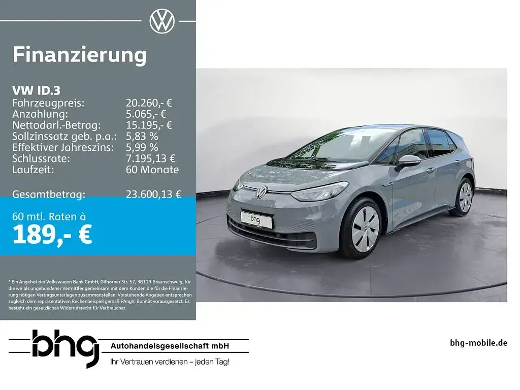 Gebraucht VW ID.3 Pro 107 kW (146 PS) 2022 Kleinwagen