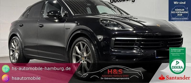 Grau Gebraucht 2022 Porsche Cayenne E-Hybrid Coupe Coupé | 63.900 € - Bild 1/4