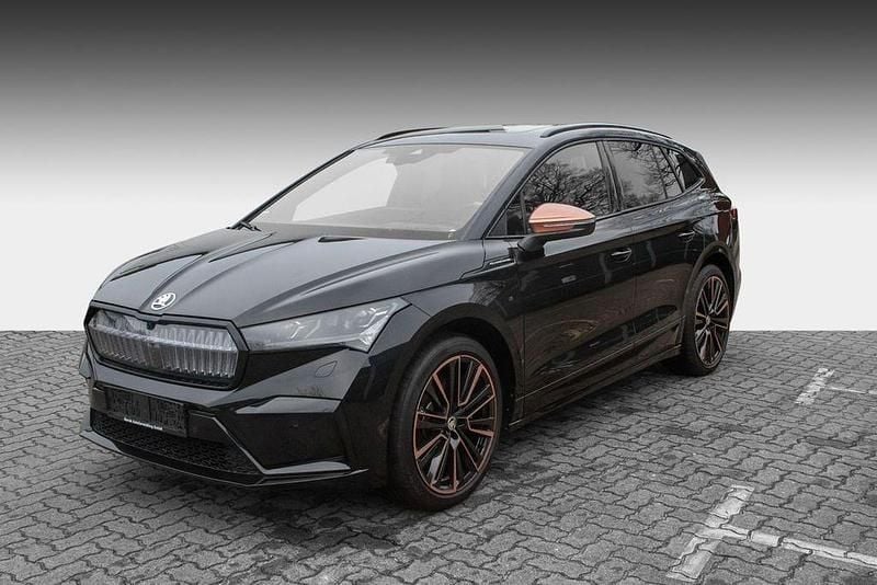 Weiß Gebraucht 2022 Skoda Enyaq iV Suite SUV | 30.495 € (Superpreis) - Bild 1/4