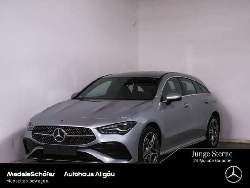 Lack hightechsilber (metallic) Gebraucht 2024 Mercedes CLA250e Shooting Brake AMG Kombi | 34.770 € (Guter Preis) - Bild 1/4