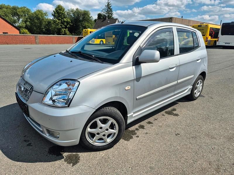 Silber Gebraucht 2005 Kia Picanto Kleinwagen | 699 € (Teuer) - Bild 1/4
