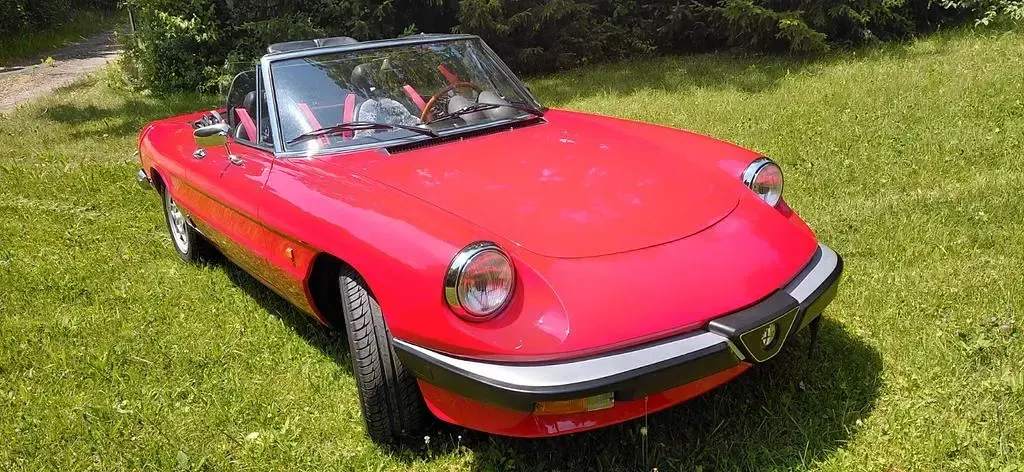 Gebraucht Alfa Romeo Spider 103 PS (75 kW) 1984 Rot Cabrio