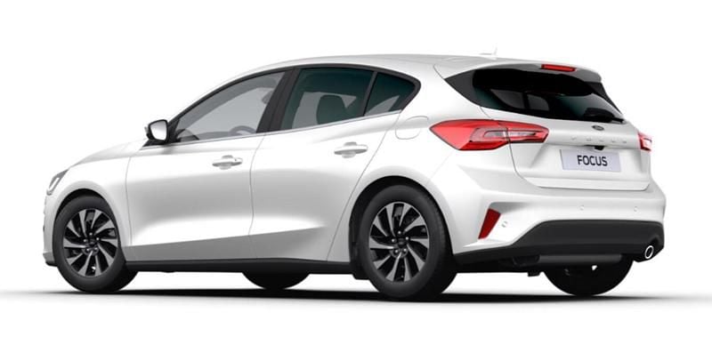 Neu Ford Focus Titanium X 125 PS (91 kW) 2025 Frozen white Limousine