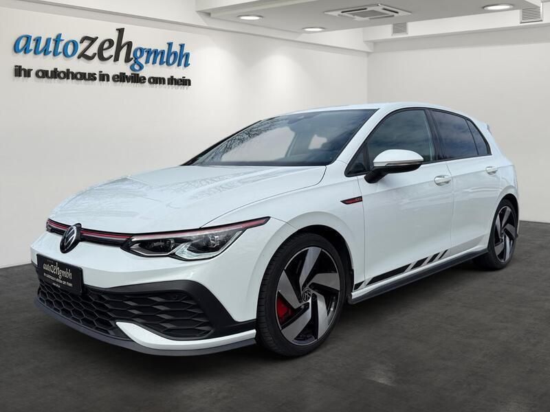 White metallic Gebraucht 2022 VW Golf VIII GTI Clubsport Limousine | 28.250 € (Superpreis) - Bild 1/4