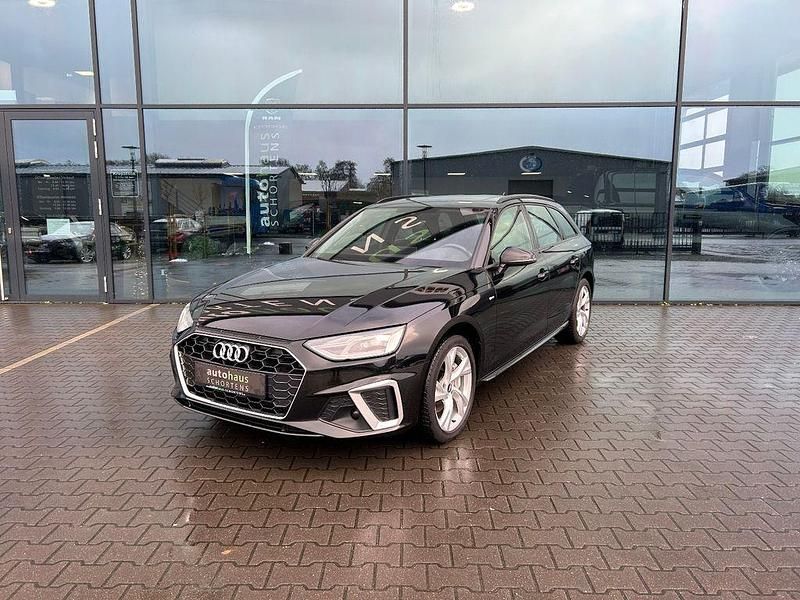 Mythosschwarz metallic Gebraucht 2021 Audi A4 S-Line Kombi | 30.990 € (Fairer Preis) - Bild 1/4