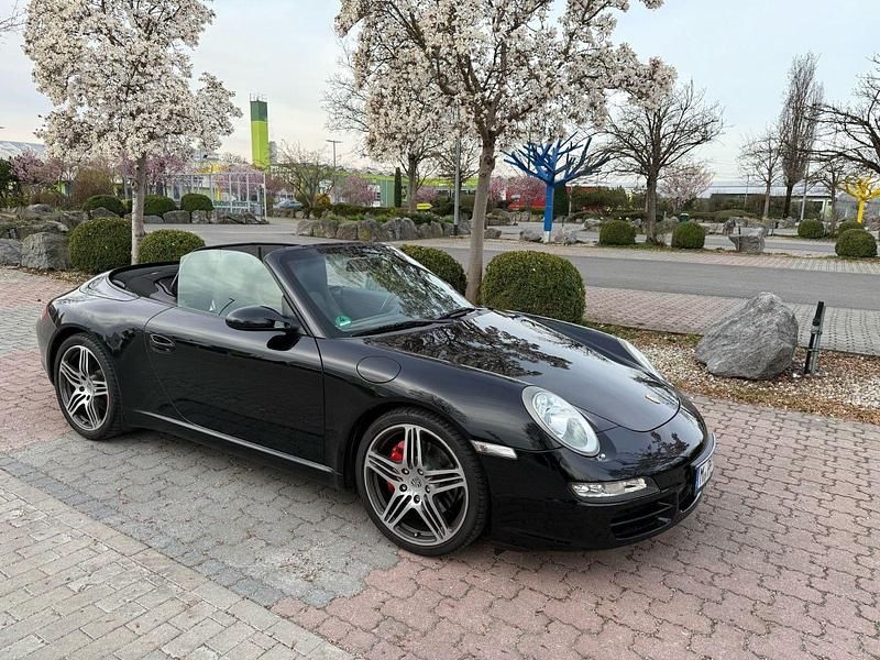 Schwarz Gebraucht 2008 Porsche 911 Carrera S Cabriolet Cabrio | 55.000 € (Fairer Preis) - Bild 1/4