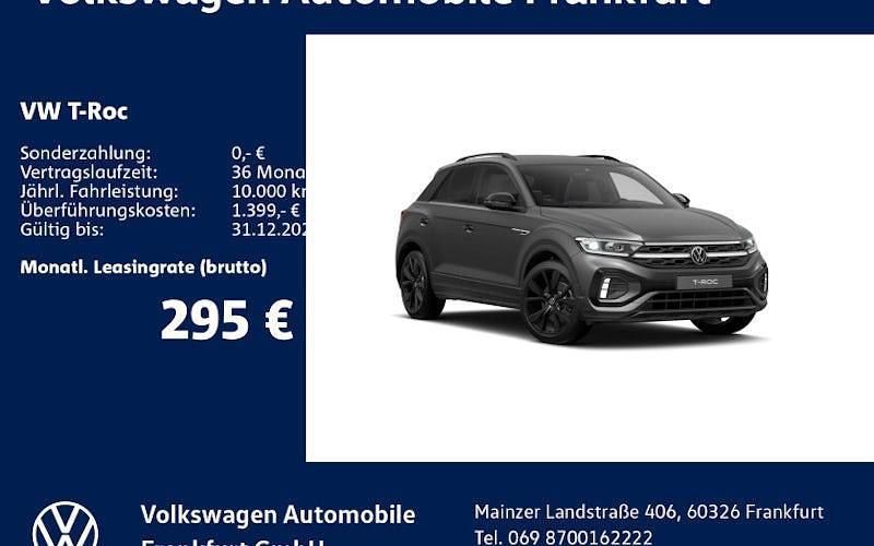 Grau Neu 2025 VW T-Roc R-line SUV | 43.550 € (Teuer) - Bild 1/4